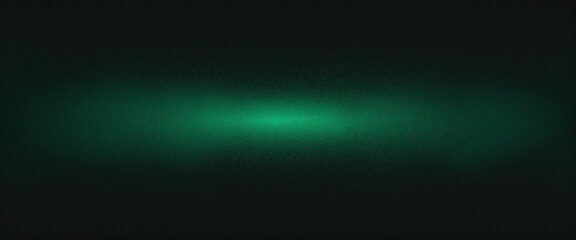 Vibrant Green Gradient Glowing Background with Illuminated Spotlight on Dark Black, Perfect for Modern Wide Banners