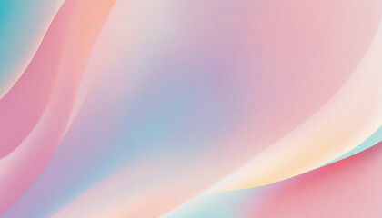 Abstract Wave Design in Soft Pastel Colors