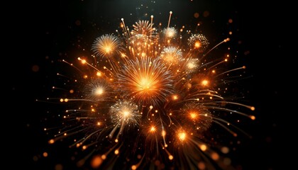 Naklejka premium firework