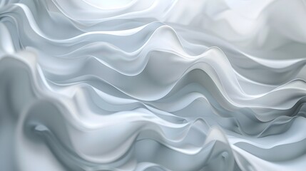 Obraz premium Abstract white and light gray wave modern soft luxury texture with smooth and clean vector subtle background. 