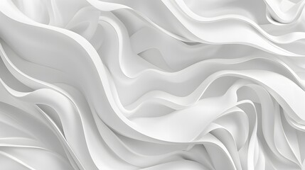 Obraz premium Abstract white and light gray wave modern soft luxury texture with smooth and clean vector subtle background. 
