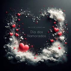 Dia dos Namorados - Valentine´s Day - cartão comemorativo