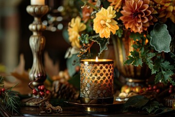 Create a warm and inviting ambiance in your home by infusing it with seasonal charm and a cozy mood.