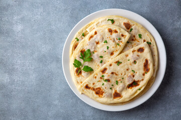 Turkish D Borek - D Börek - Traditional delicious handmade Turkish pastry (Turkish name; d borek)