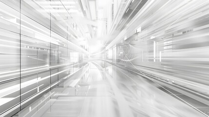 Abstract white technology Hi-tech futuristic digital. High and Lines speed movement. Vector illustration. 