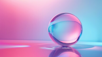 Water Drop Sphere Illustration for Background