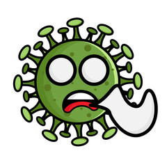 illustration of dead bacteria