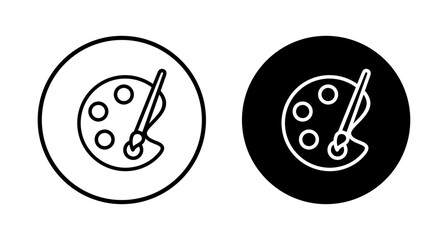 Paint icon vector isolated on white background. Paint brush vector icon. Paint roller icon