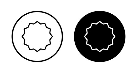 Badge icon vector isolated on white background. Awards icon. Achieve. Stamp