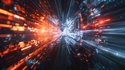 Abstract white technology Hi-tech futuristic digital. High and Lines speed movement. Vector illustration. 