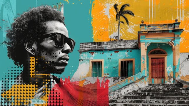 Bumba Meu Boi Festival of S&atilde;o Lu&iacute;s Art Collage

