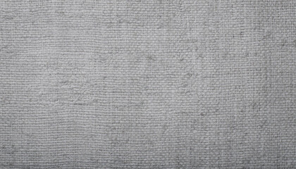 Closeup of gray colored jute fabric texture