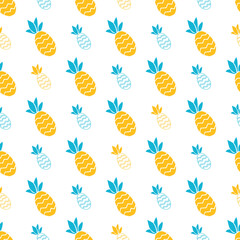 Tropical Juicy Pop Pineapple Fruity Fun Pattern