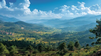 Fototapeta premium Beautiful Valley View