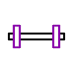 Sport fitness icon duocolor pink black