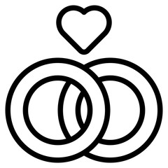 Wedding Rings Icon
