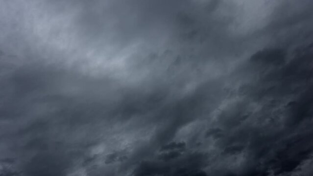 Time-lapse, Dramatic cloud atmosphere with thunderclouds, Austria, Europe