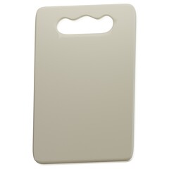 3d icon cuting board on the white background