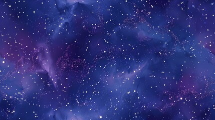 Purple background with stars