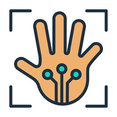 Gesture Recognition Technology Icon