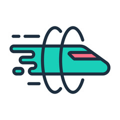 Hyperloop Technology Icon