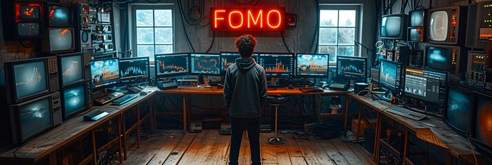 FOMO - fear of missing out - stock market - meme stock - trader 