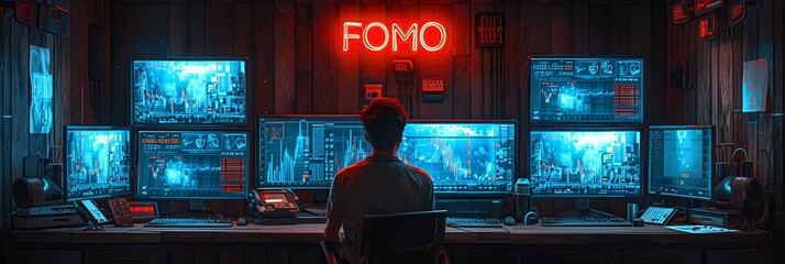 FOMO - fear of missing out - stock market - meme stock - trader 