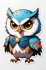 Fototapeta premium A Grumpy Little Owl