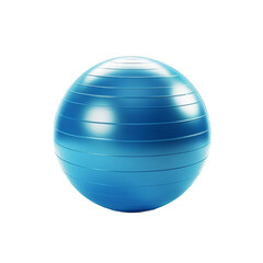Obraz premium exercise ball on transparent background, single object