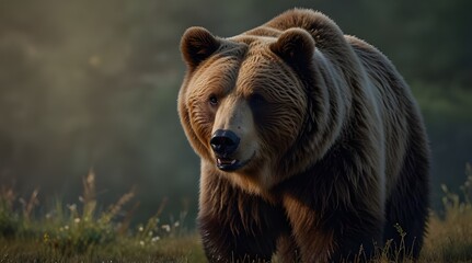 Obraz premium Bear.generative.ai
