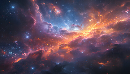 Obraz premium space background