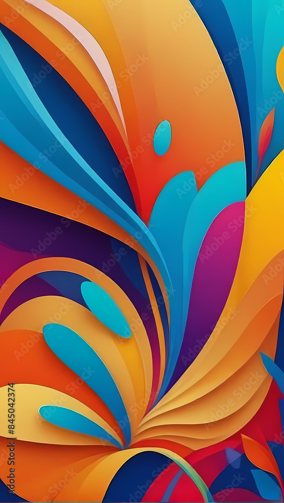 Poster abstract background