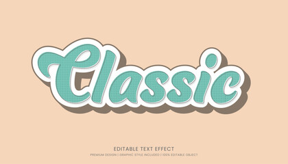 classic editable 3d text effect template bold typography and abstract style drinks logo and brand