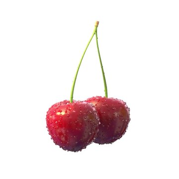 cerezas rotando