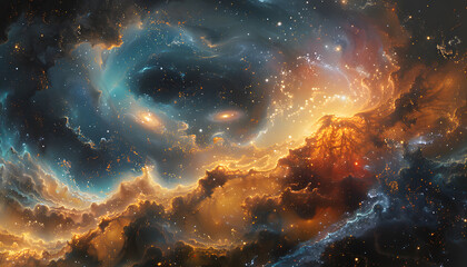 Obraz premium space background