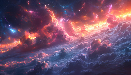 Fototapeta premium space background