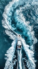 Masterful Navigation: A Boat Captain's Precision on the Open Sea