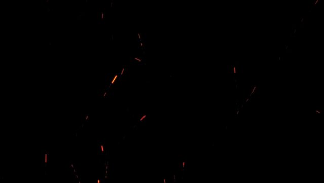 舞い上がる火の粉：ループ可