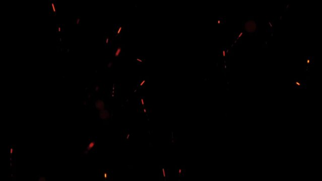 舞い上がる火の粉：ループ可