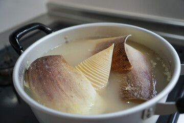 竹の子のアク抜き