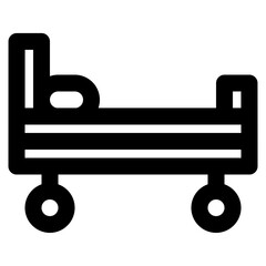 hospital bed icon