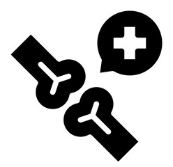 Fototapeta premium bones icon