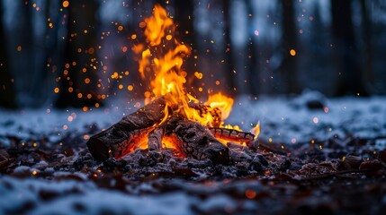 Flames on the Hilltop