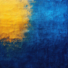 Obraz premium A close up photograph showcasing a yellow and blue colored pencil positioned in parallel