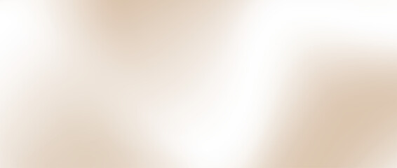 Smooth beige wave gradient background. Soft silk ecru liquid wallpaper. Pearl color splash texture for banner, flyer, presentation, graphic design, leaflet. Abstract blur wavy backdrop cover. Vector