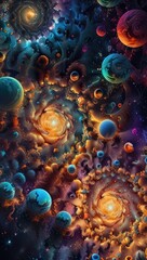 background with space