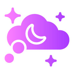 Fototapeta premium dream gradient icon