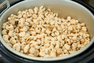 옥수수 강랭이를 확대한 모습