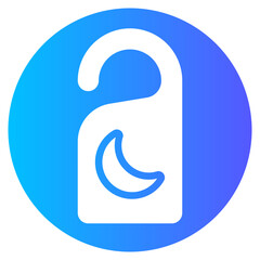door knob gradient icon