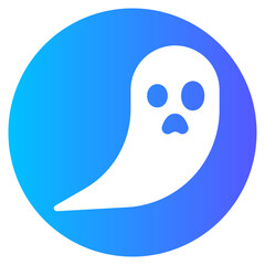 ghost gradient icon